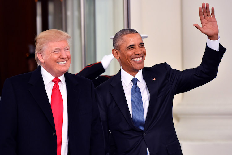 Donald And Melania Trump Arrive At White House Ahead Of Inauguration Donald And Melania Trump Arrive At White House Ahead Of Inauguration